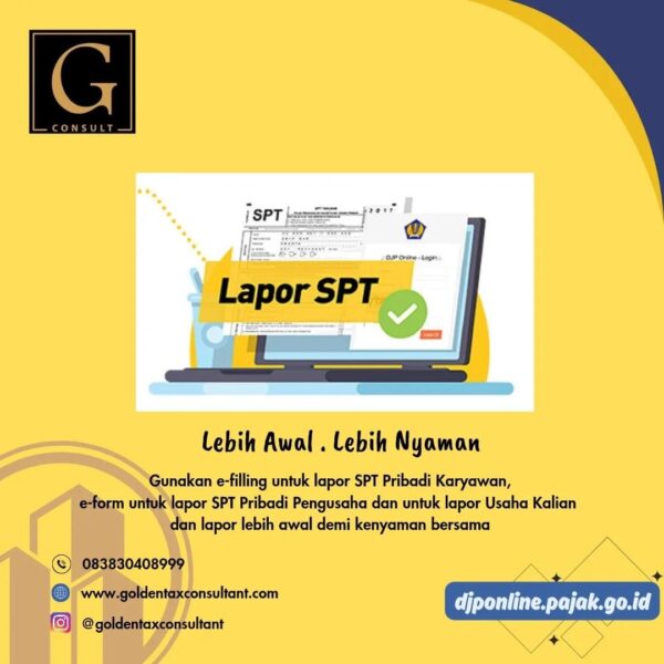 Cara lapor spt tahunan