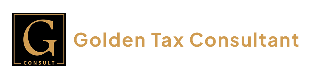 logo golden tax consultant